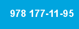 978 177-11-95 978 177-11-95